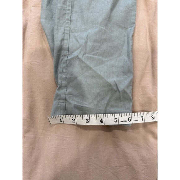 Dandy Del Mar Mens XS Green Brisa Cuban Short Sleeve + Pants Linen Embroidered - Picture 14 of 16